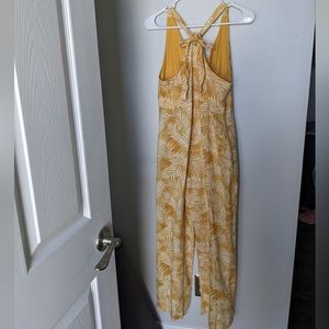 Rip Curl Summer Palm Yellow Jumpsuit